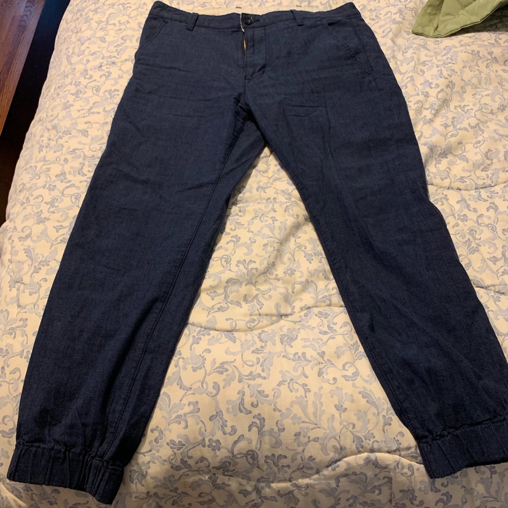 Levi’s Joggers - cotton/linen - Navy Blue